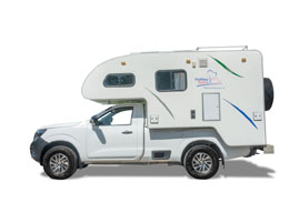 Patagonia Camper 4x4 enkele cabine: Nissan NP300 4x4